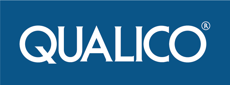 Qualico logo with Blue Background
