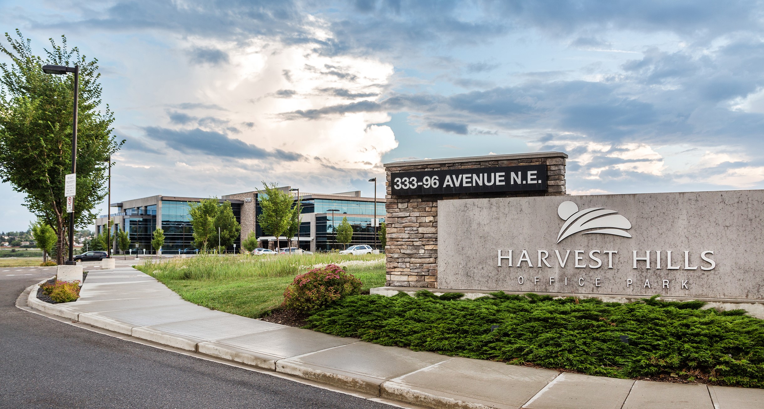Harvest Hills Office Park Entrance
