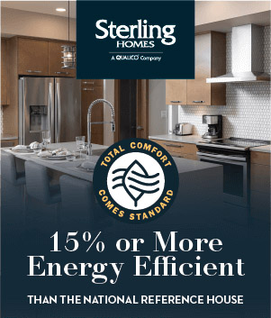 Sterling Homes 15 per cent more energy efficient