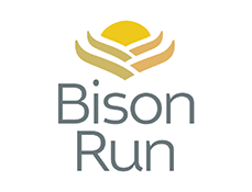 Bison Run Vertical Logo