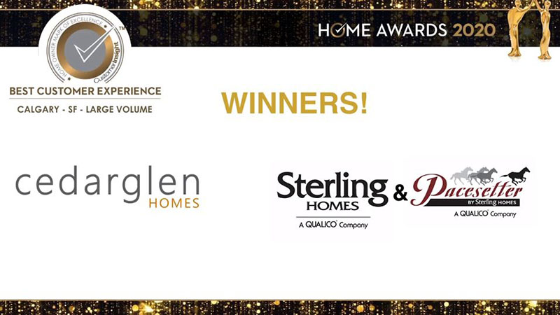 Sterling Homes Calgary | Best Customer Experience | CustomerInsight HOME Awards