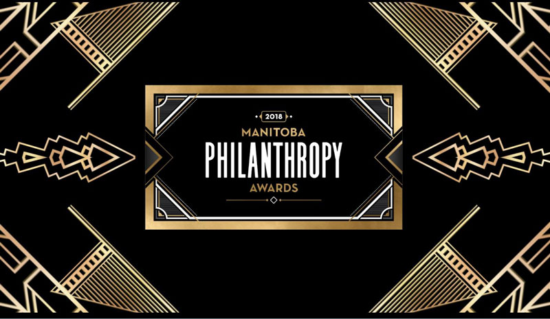 2018 Manitoba Philanthropy Awards graphic