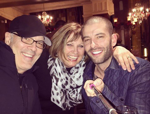 Scott with Anne and Darcy Oake