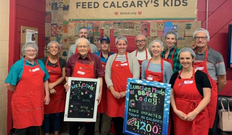 Qualico participates in Feed Calgary's Kids event