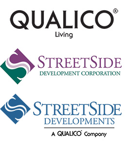 StreetSide Development logo changes over the years
