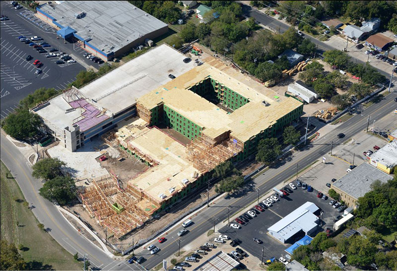 The Pearl | Aerial | US Multi-Family | Construction Development | Austin Texas