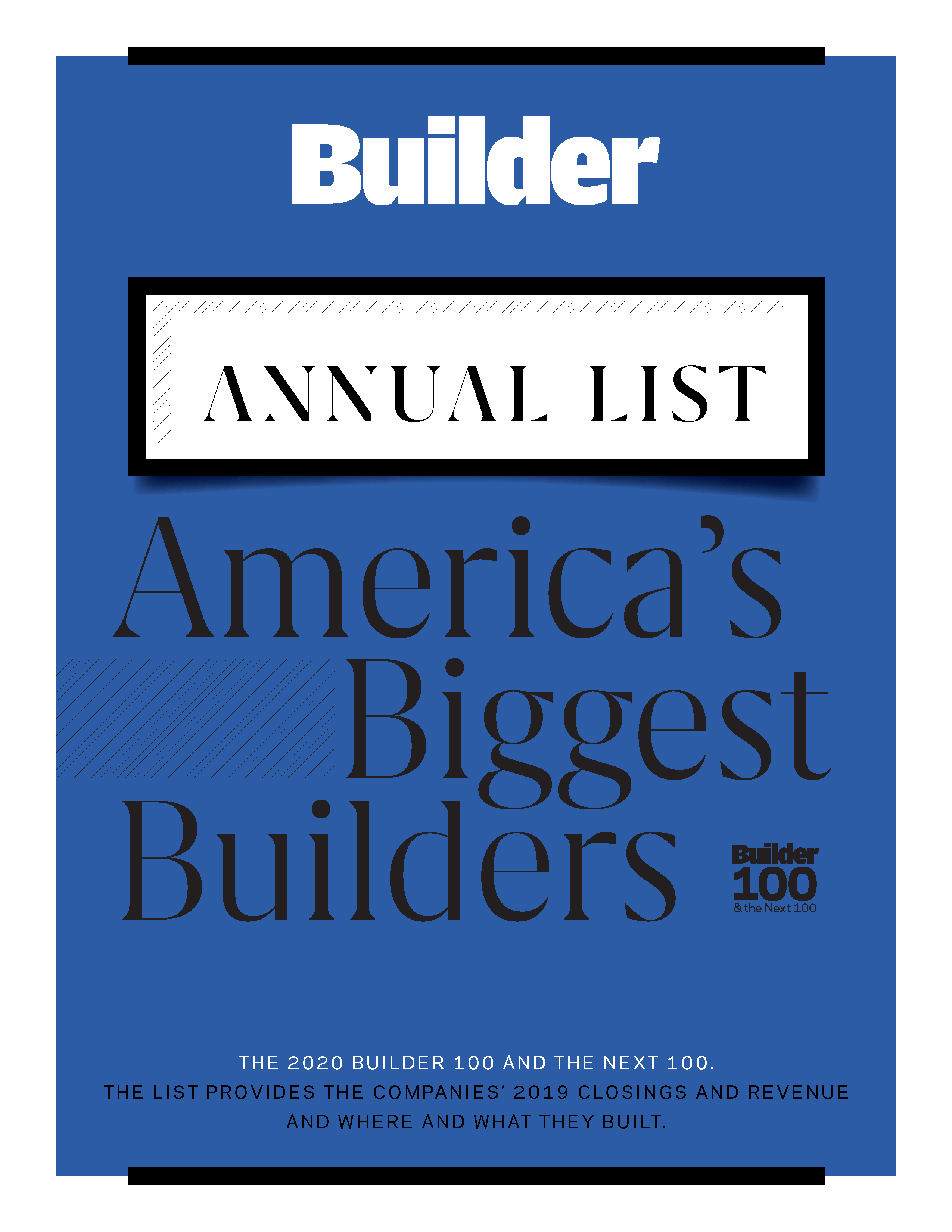 Cover of Builder - 100 Magazine