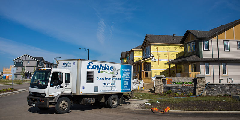 Empire Drywall Edmonton Truck