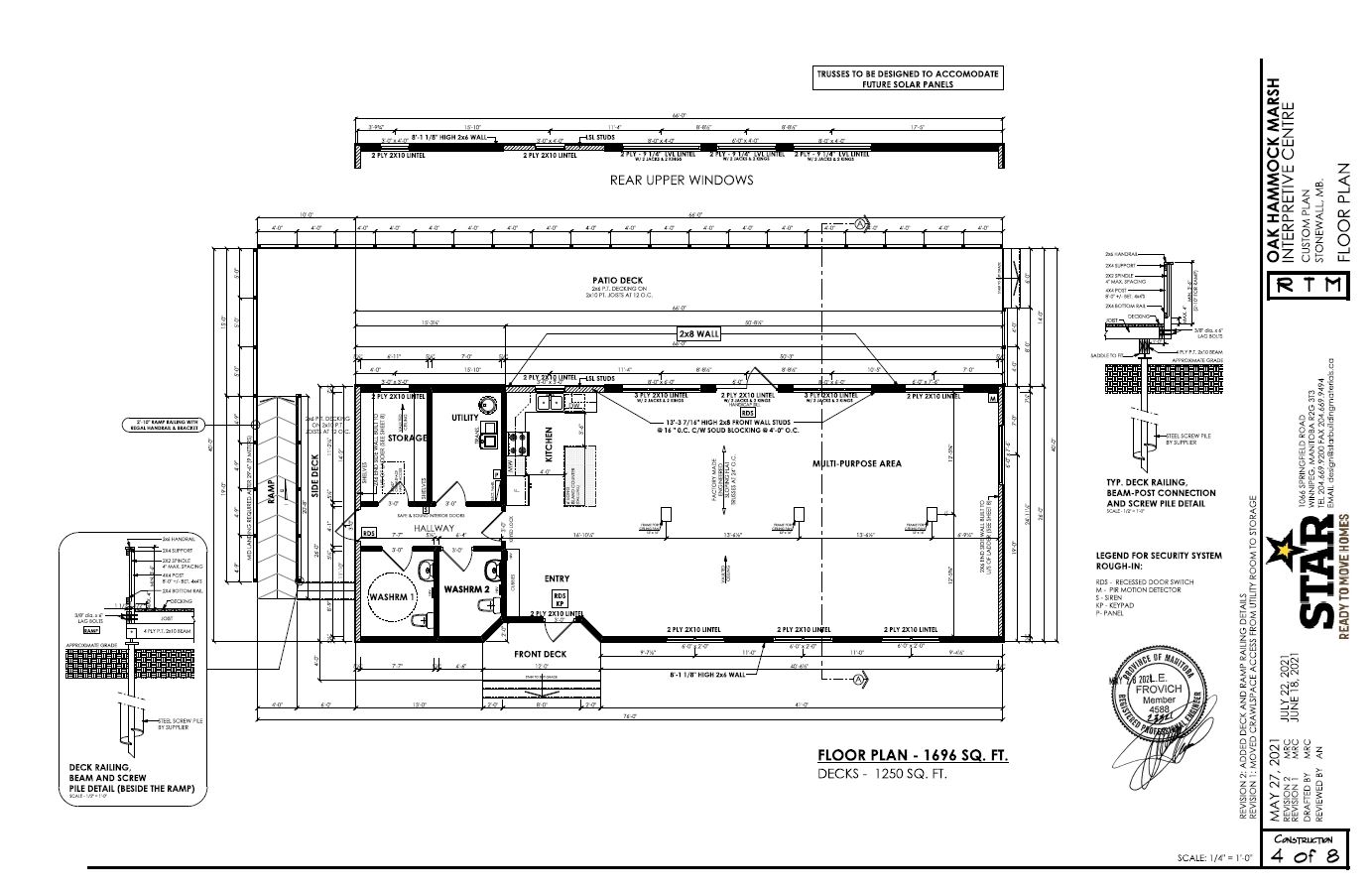 New Winnipeg Ducks Unlimited Building Floor plan by Star Ready to Move Homes