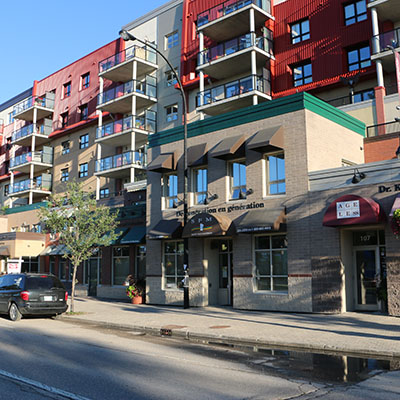 Joseph Royal is a seven-storey mixed-use building located in Winnipeg