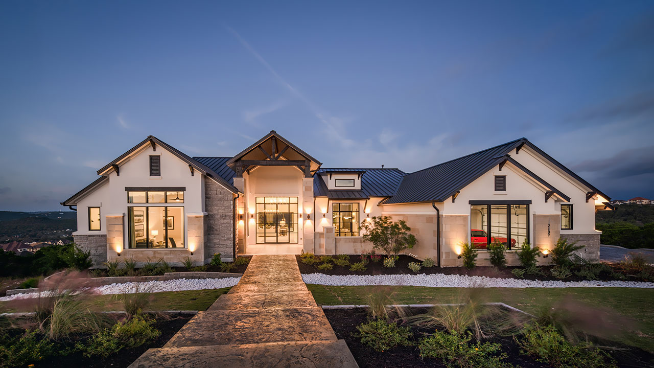 The stunning Travisso home by Hill Country Artisan Homes.