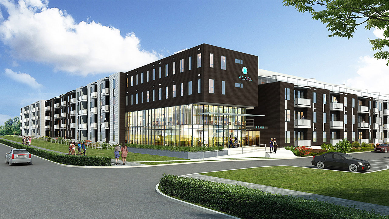 Rendering of The Pearl, a US multi-family project,