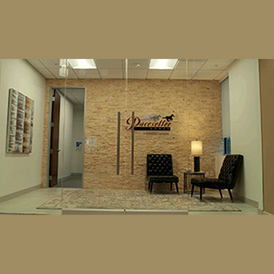 Entrance of the office of Pacesetter Homes in Dallas.