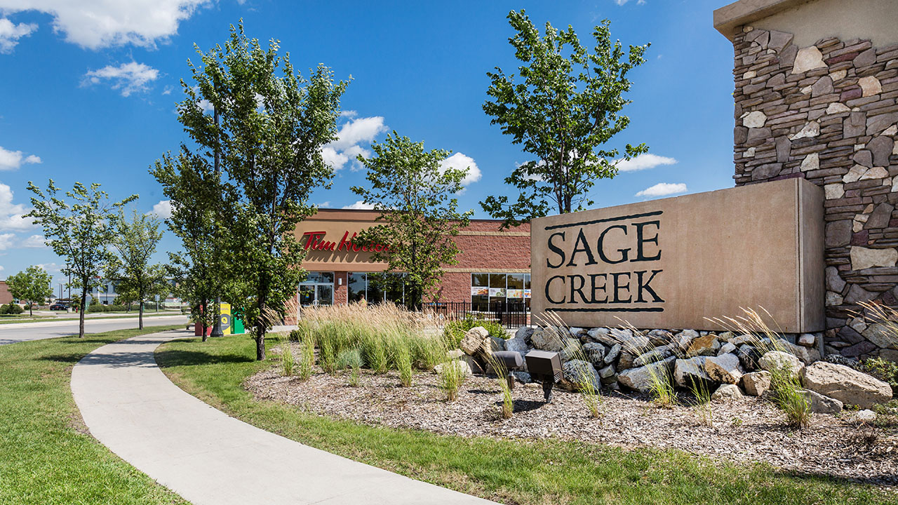 Qualico Commercial Winnipeg - Sage Creek Village - South-Entrance
