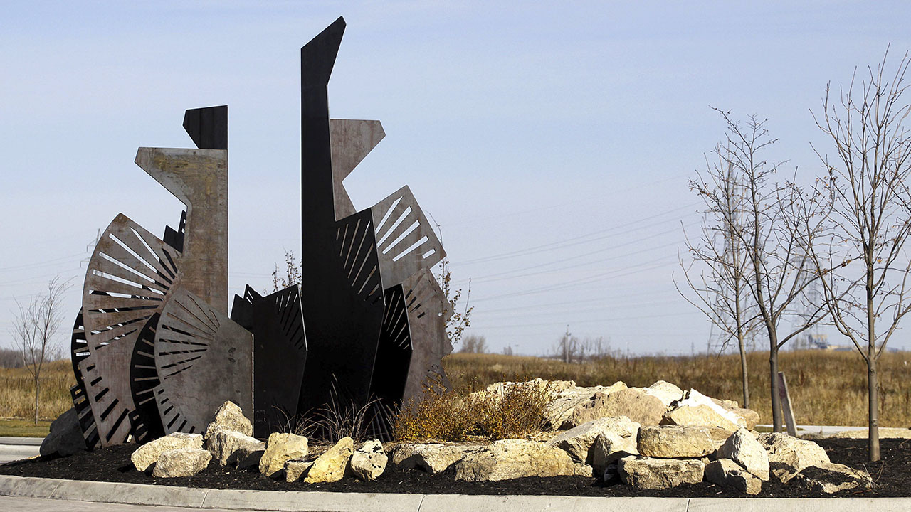 Qualico Communities Winnipeg - Sage Creek Community - The Four Winds Sculpt