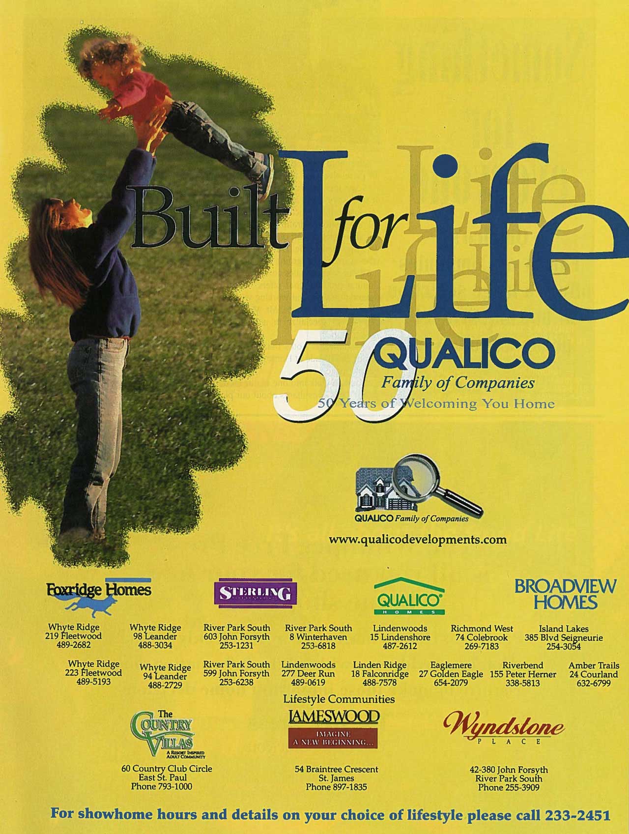 2001 Qualico Turns 50