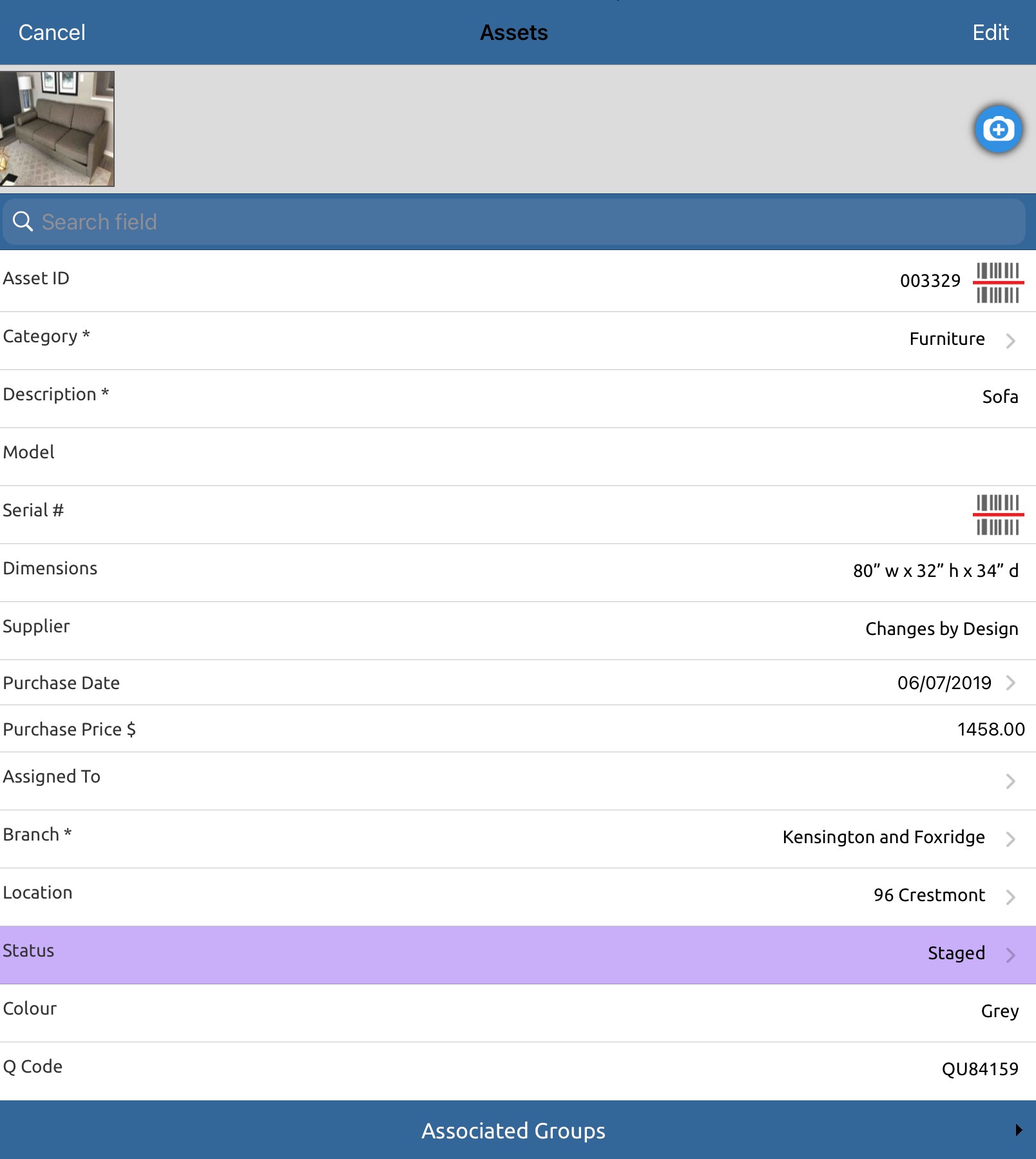 Asset Panda Screen Shot