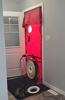3152 Trombley Street | Blow Door Test | Pacesetter Homes Regina