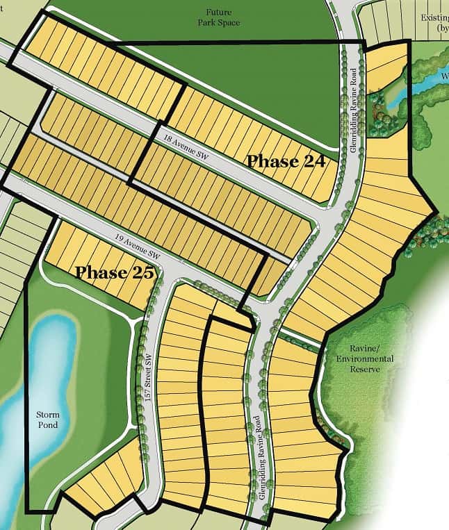 Point at Glenridding Ravine phase 24 and phase 25 lot map