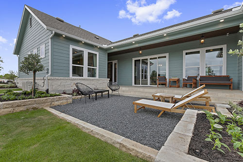 QUAD Home Courtyard | Pacesetter Homes | Austin Texas