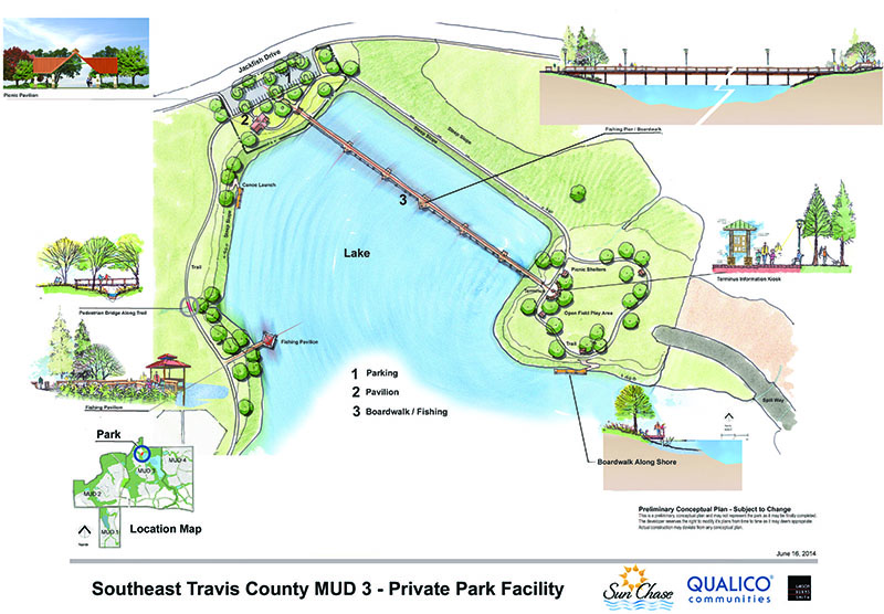 Preliminary Sun Chase Lake Map Rendering